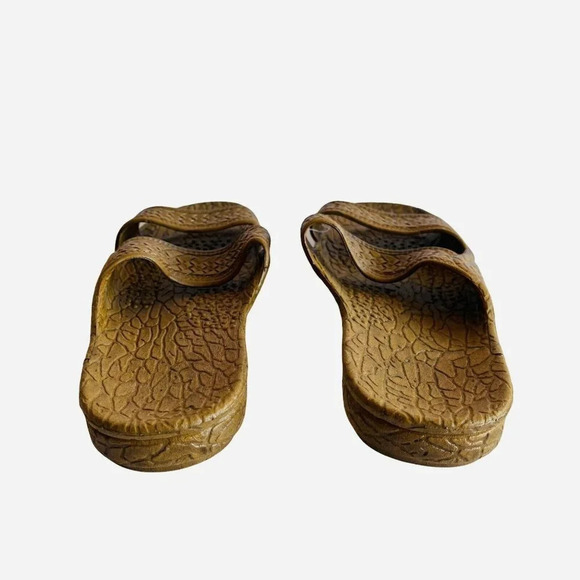 Pali Hawaii Women's Size 9 Tan Adult Classic Jandals Jesus Jelly Sandals - Picture 3 of 4